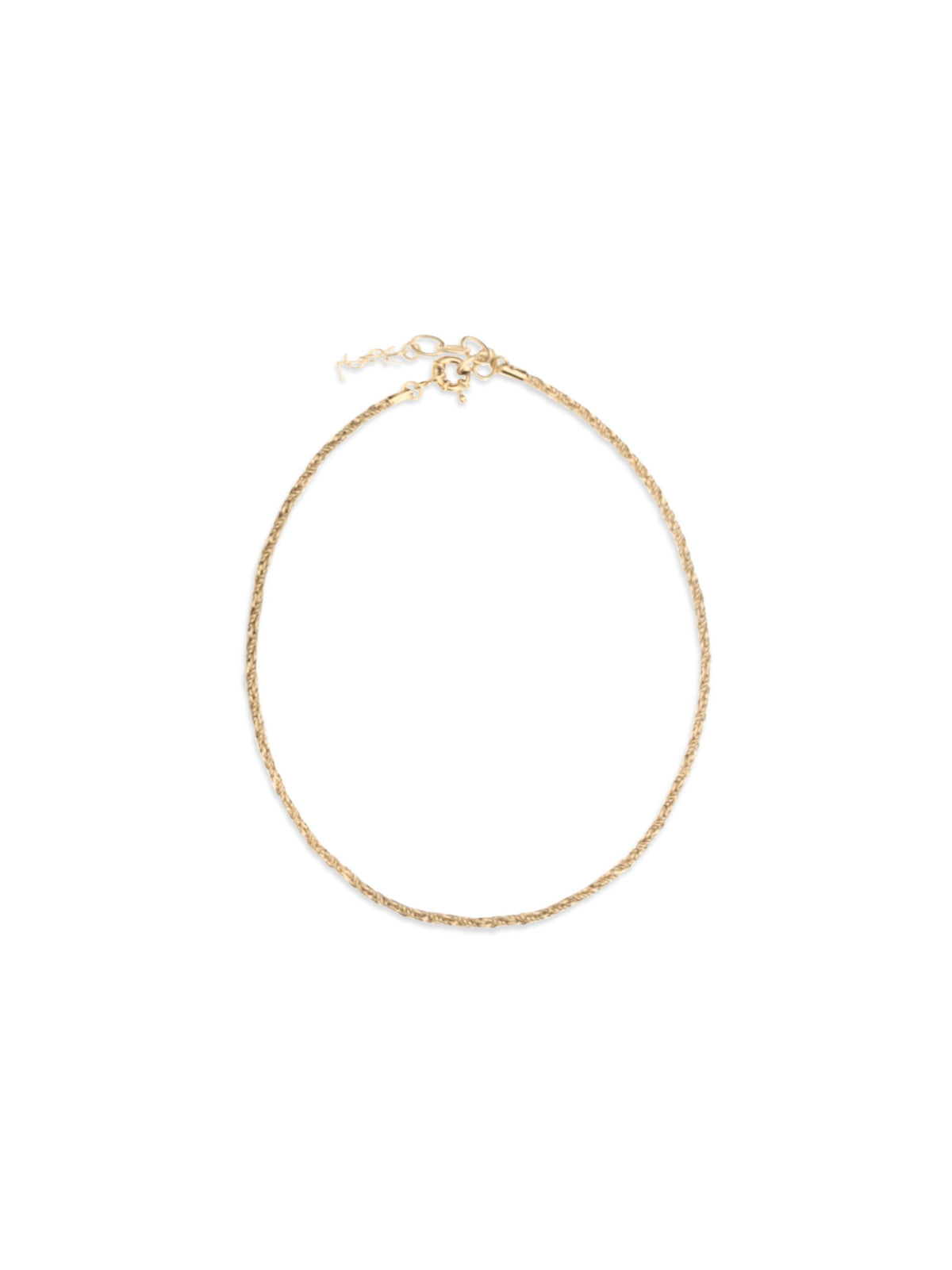 Collier Saint Laurent en laiton doré
