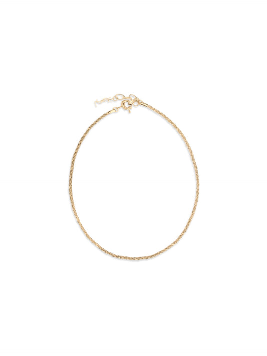 Collier Saint Laurent en laiton doré