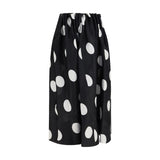 Khaite Riley Black Silk Skirt