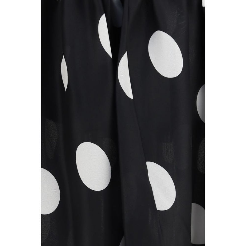 Khaite Riley Black Silk Skirt