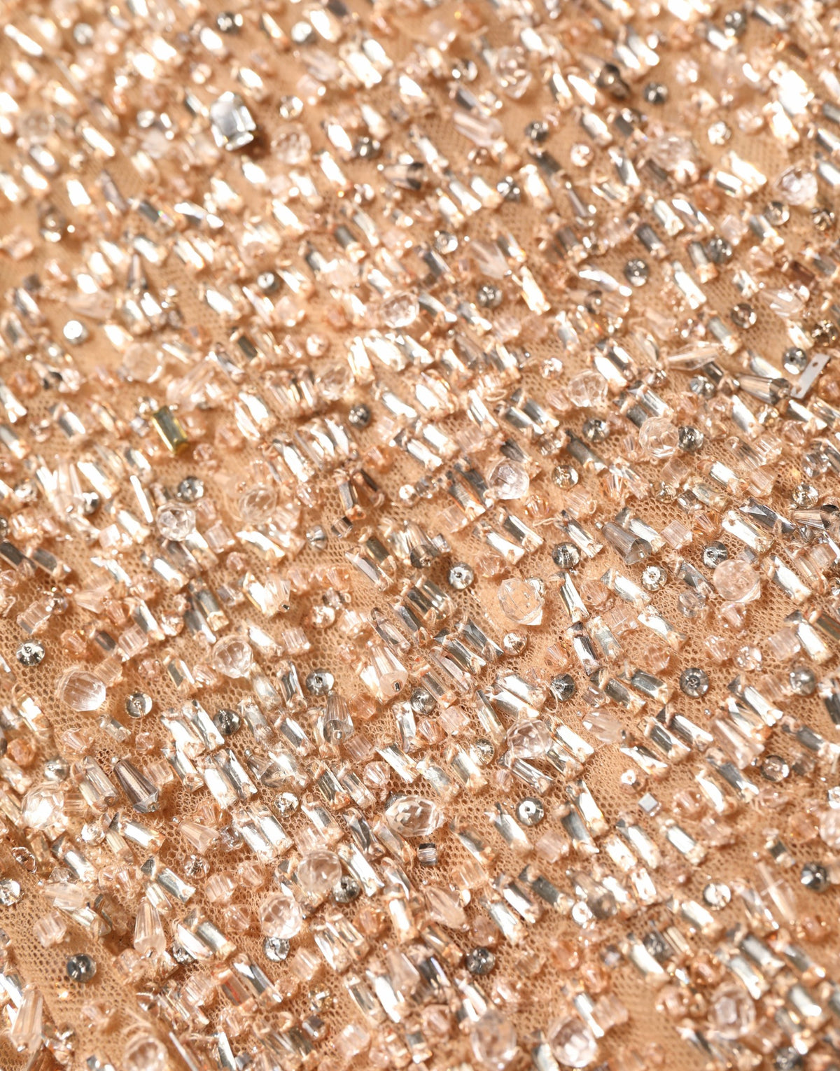 Dolce & Gabbana Brown Crystal Embellished Mermaid Gown Dress