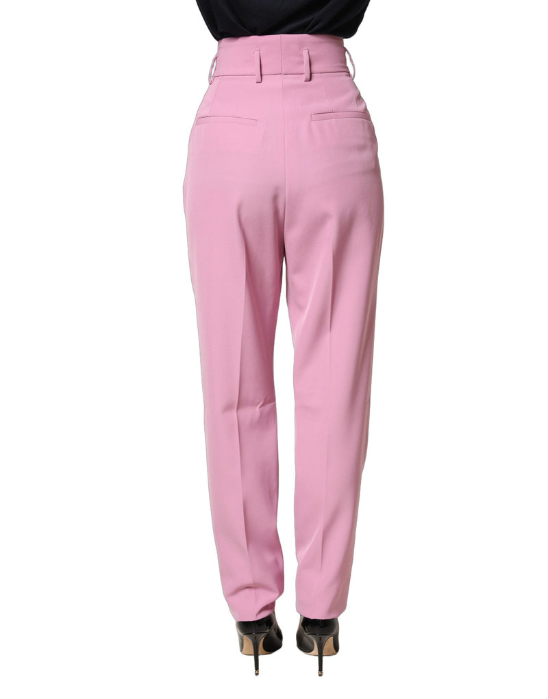 Dolce & Gabbana Pink High Waisted Trouser Pants