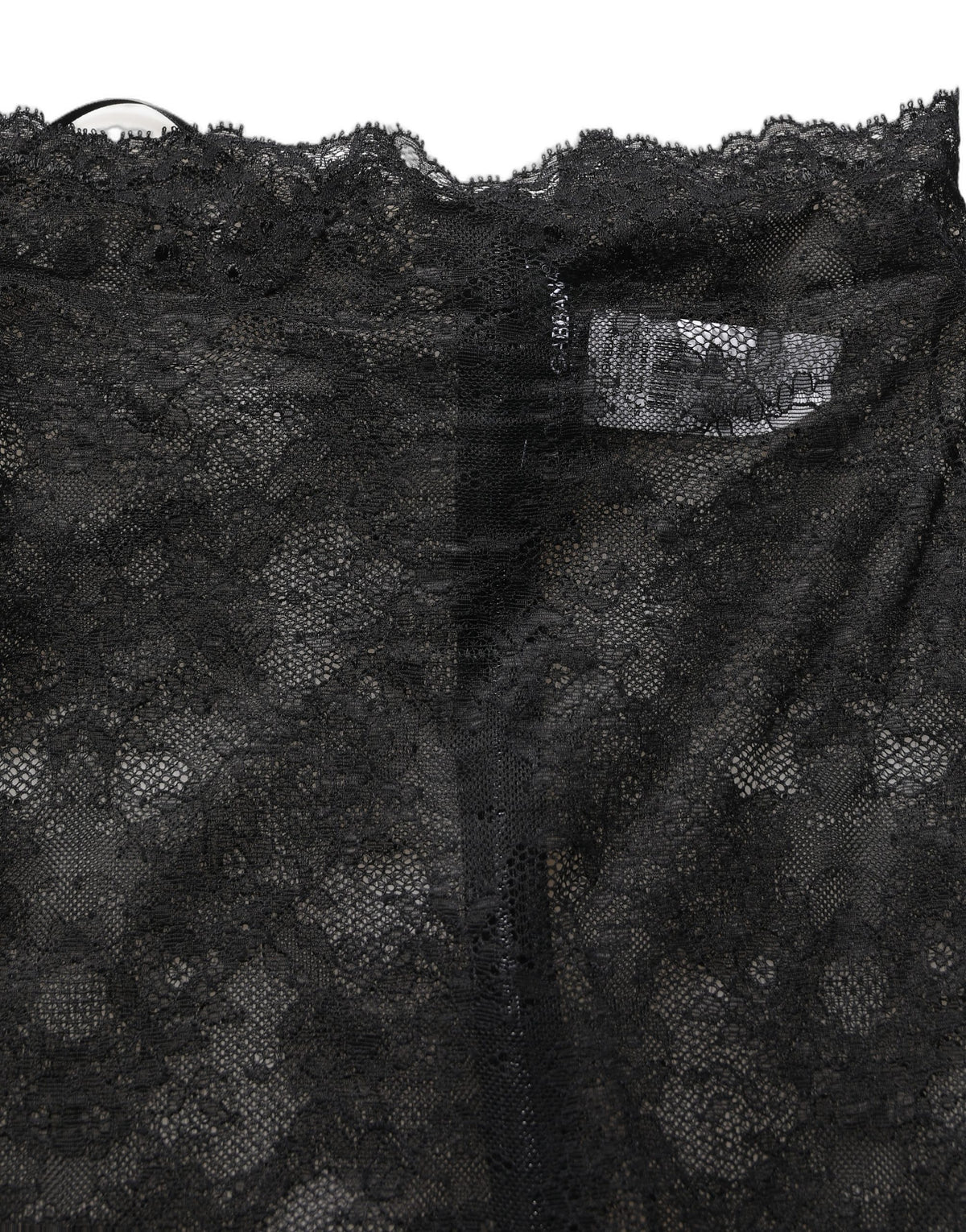Dolce & Gabbana Black Floral Lace High Waist Knee-Length Skirt