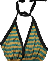 Dolce & Gabbana Multicolor Stripes Wool Knit Halter Tank Top