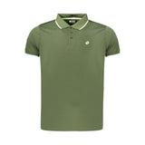 Lotto Green Polyester Men's Polo Shirt