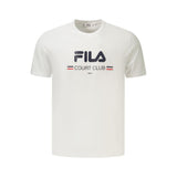 T-shirt Fila Blanc en Coton pour Hommes
