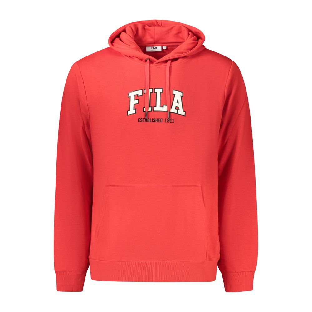 Fila Rifredi Red Cotton Men's Hoodie