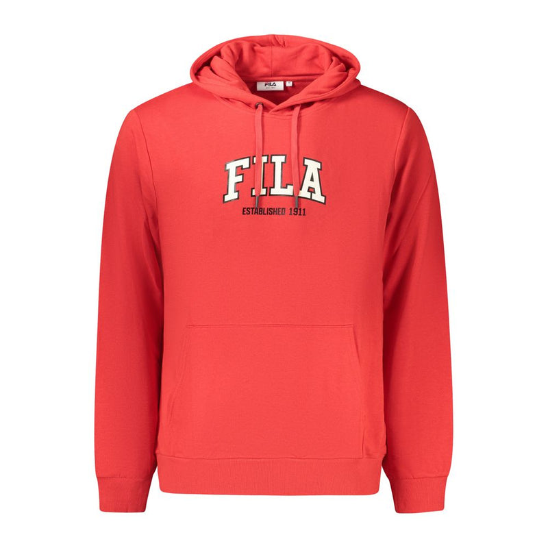 Fila Rifredi Red Cotton Men's Hoodie