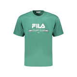 Fila Green Cotton Men's T-Shirt - Comfortable & Stylish