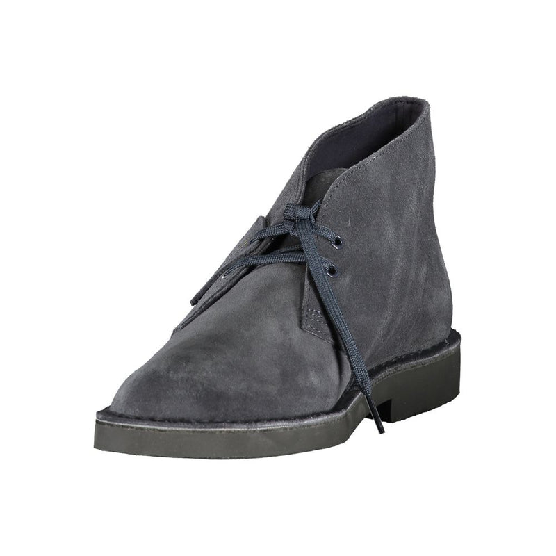 Clarks Blue Leather Men's Boot - Stylish Ankle Boots
