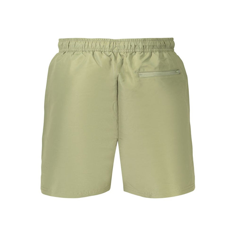 Calvin Klein Green Polyester Men's Swim Boxer Shorts