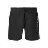 Tommy Hilfiger Black Polyester Men's Swim Boxer Shorts