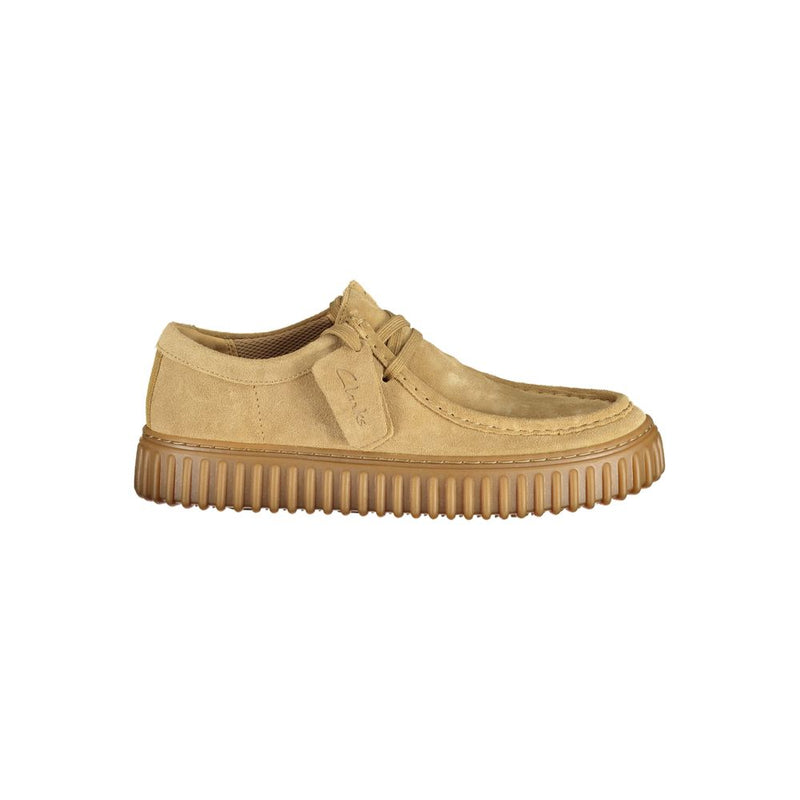 Clarks Brown Leather Men's Slip-On Loafers