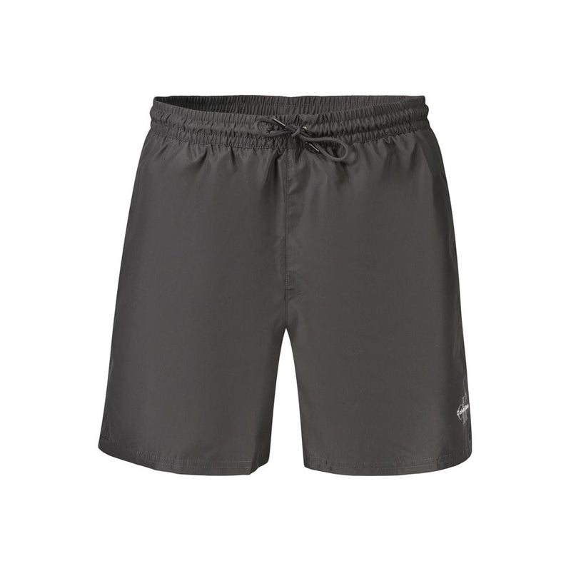 Calvin Klein Black Polyester Men's Swim Boxer Shorts