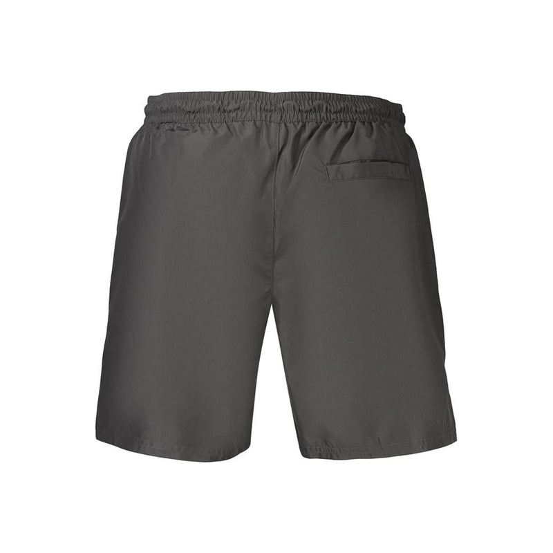Calvin Klein Black Polyester Men's Swim Boxer Shorts