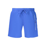 Tommy Hilfiger Blue Polyester Men's Swim Boxer Shorts