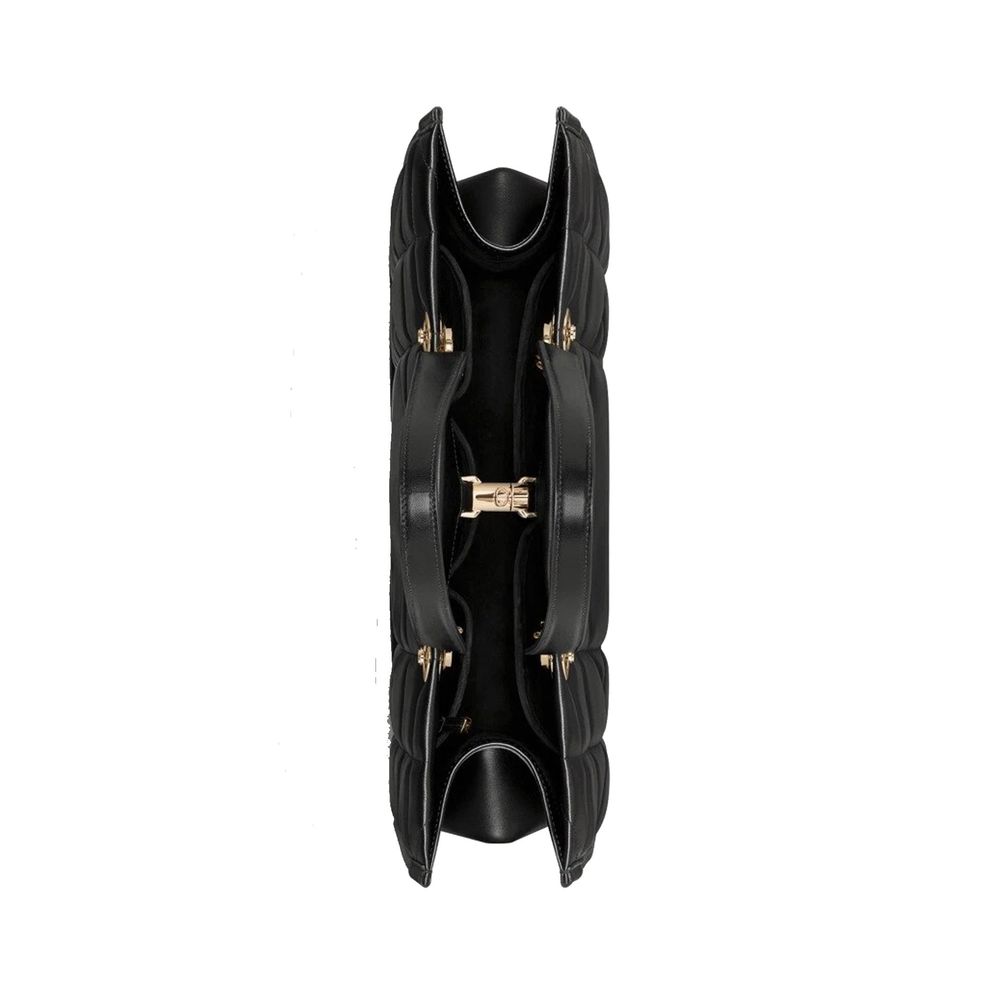 Dior Black Leather Tote Bag - Elegant and Timeless Design