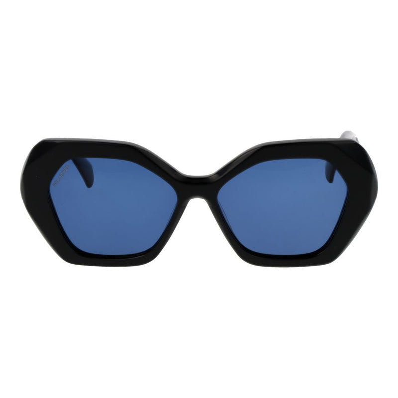 Replay Black Acetate Sunglasses - Stylish Butterfly Design
