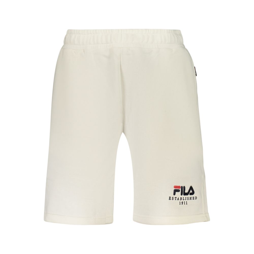 Fila Valsera White Cotton Men's Sports Shorts