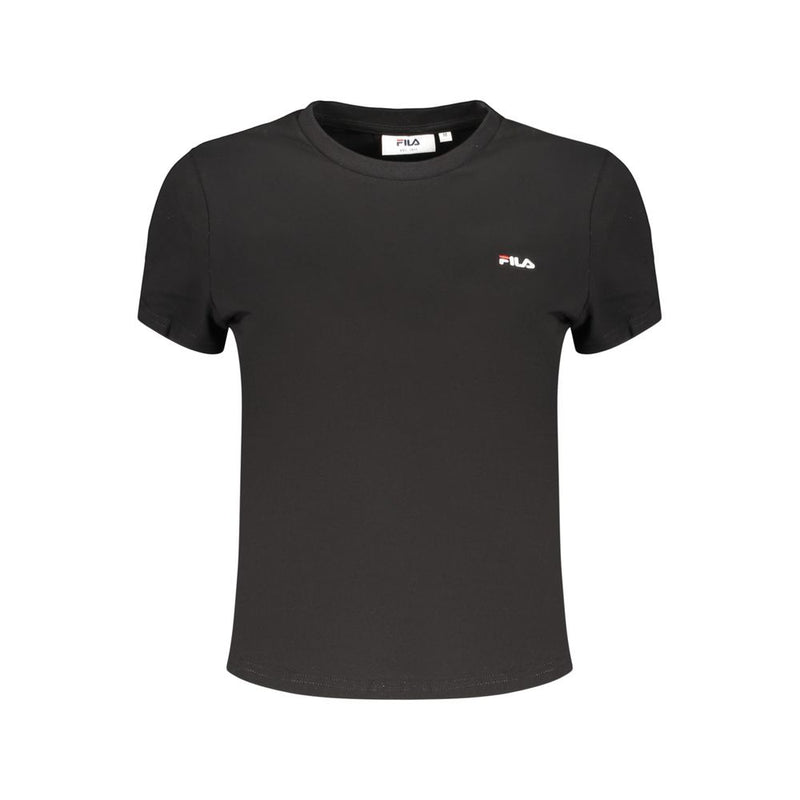 Fila Nero Cotton Women's T-Shirt - Slim Fit & Stylish
