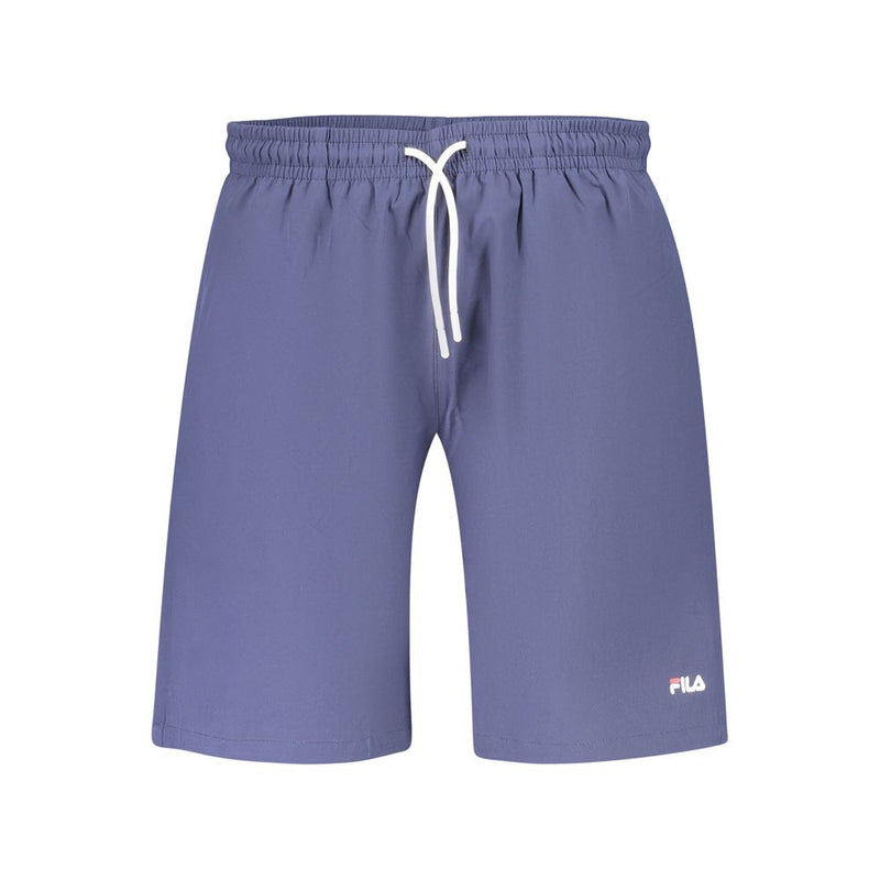 Fila Tinelli Blue Polyester Men's Swim Boxers