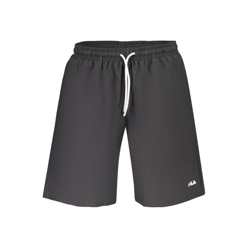 Fila TINELLI Black Polyester Men's Swim Boxers