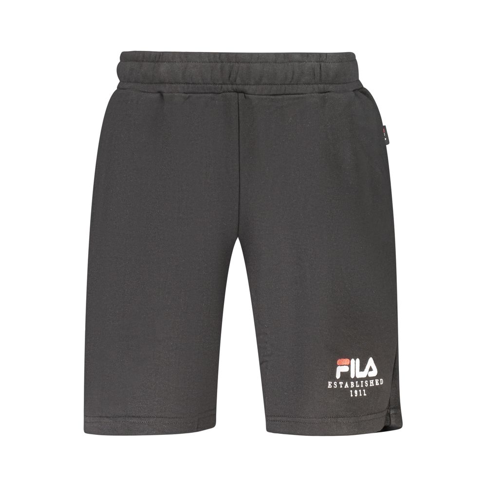 Fila Valsara Black Cotton Men's Sports Shorts