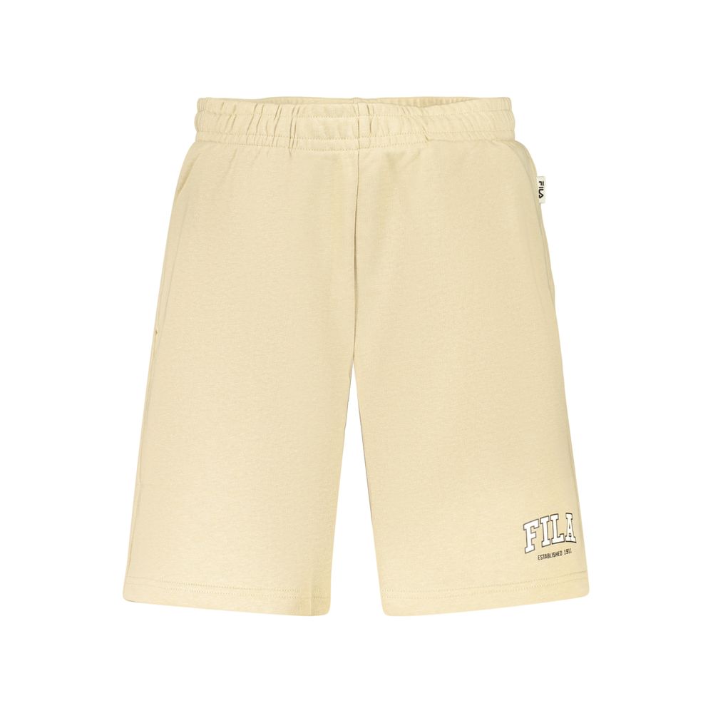 Fila Rifredi Beige Cotton Men's Sports Shorts