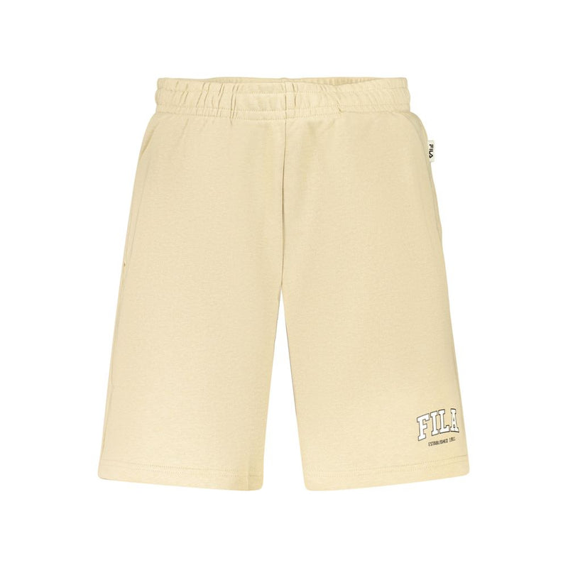Fila Rifredi Beige Cotton Men's Sports Shorts