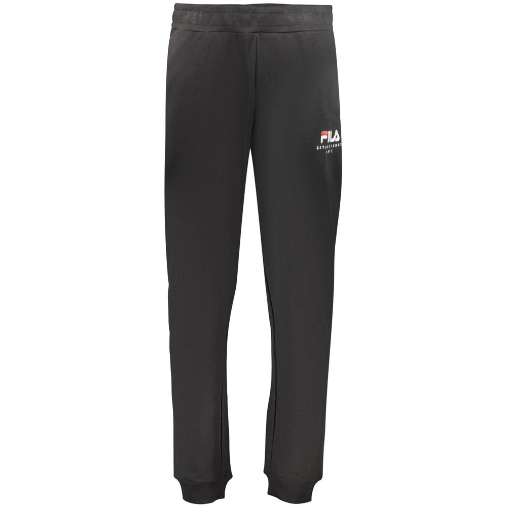 Fila Black Valsèra Cotton Mens Trousers