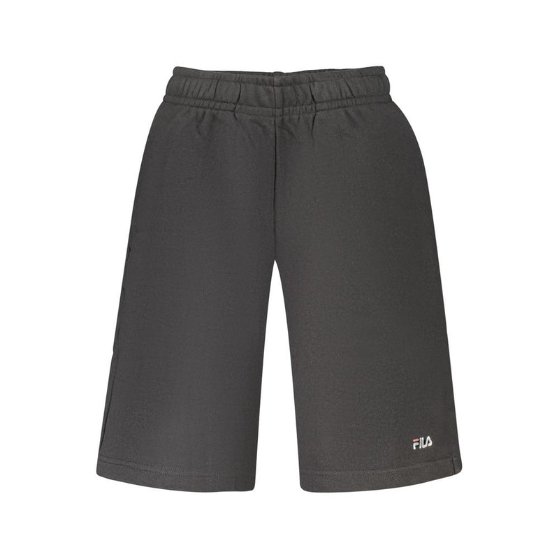 Fila Lusciano Black Cotton Men's Sports Shorts