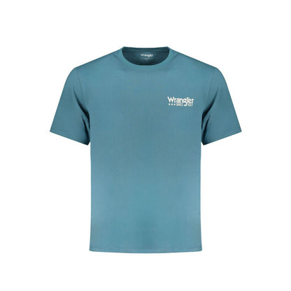 Wrangler Blue Cotton Men's T-Shirt