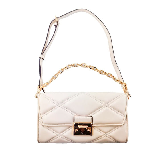 Michael Kors Beige Leather Shoulder Bag 35R3GNRC2ULTC