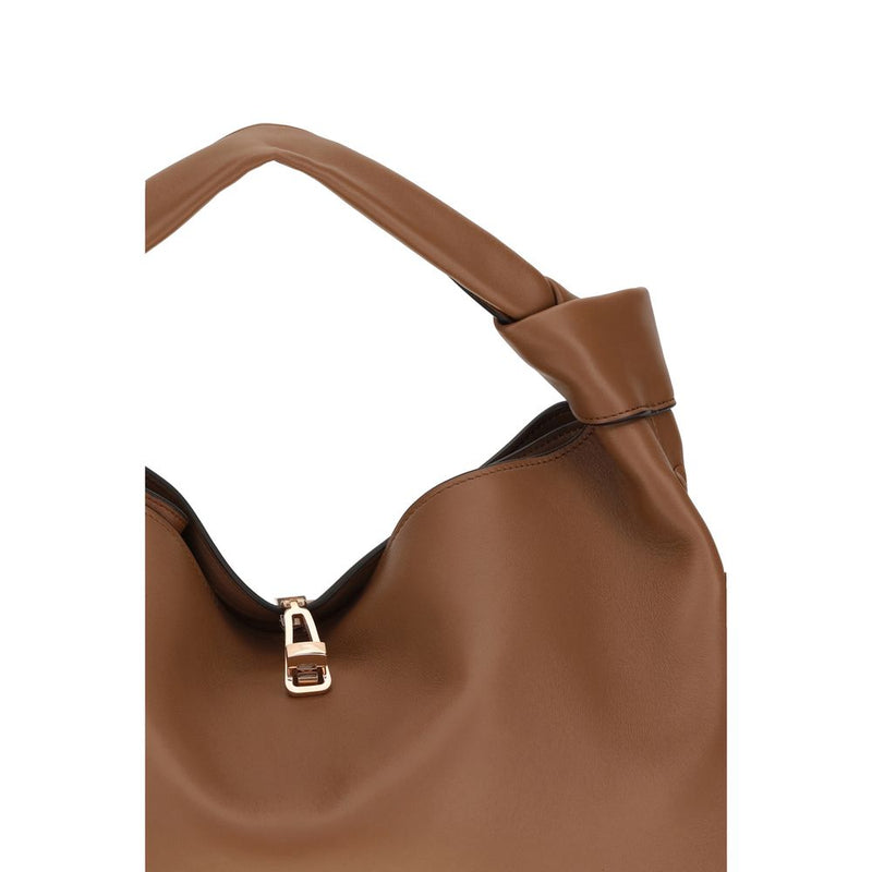 Gabriela Hearst Brown Lamb Ovis Aries Aries Shoulder Bag