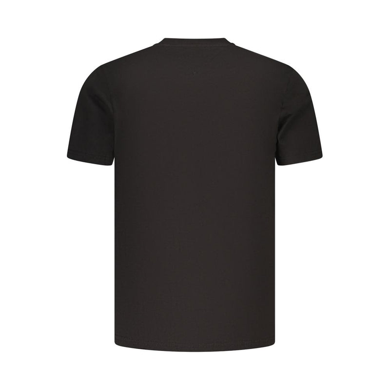 Tommy Hilfiger Black Cotton Men's T-Shirt - Stylish & Sustainable