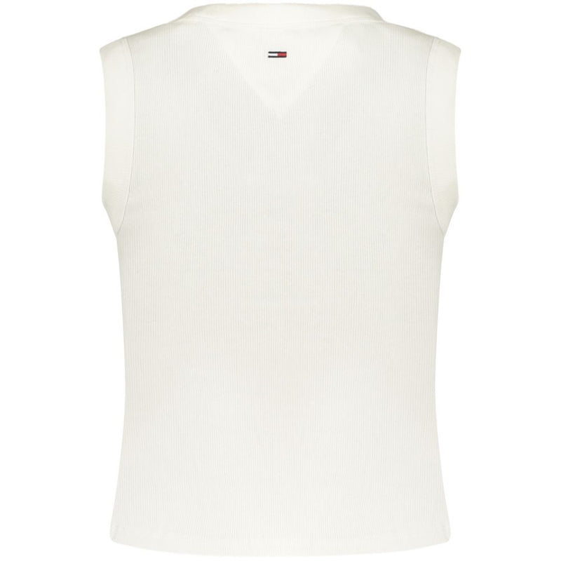 Tommy Hilfiger White Cotton Women's Tank Top