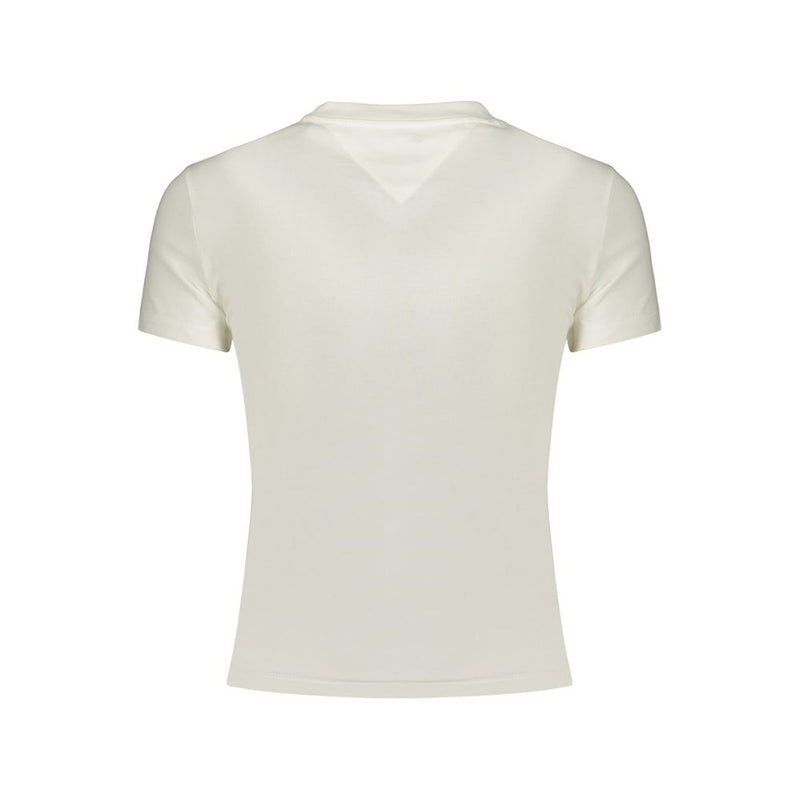 T-shirt Tommy Hilfiger Bianco en coton pour femme
