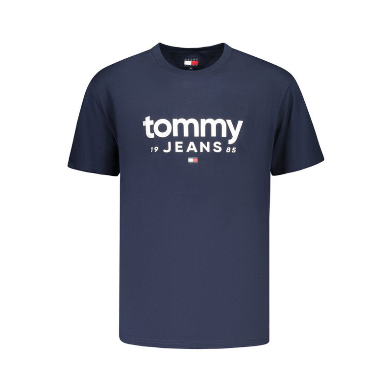Tommy Hilfiger Blue Cotton Men's T-Shirt - Stylish & Comfortable