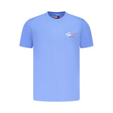 Tommy Hilfiger Azzurro Cotton Uomo T-Shirt - Light Blue