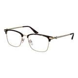 BMW Gold Titanium Glasses (Frames) - Stylish Browline Design