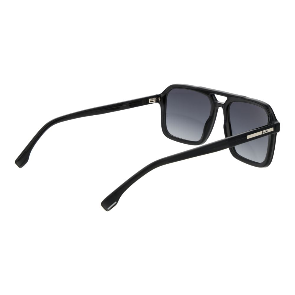 Lunettes de soleil Hugo Boss Gray Acetate pour homme