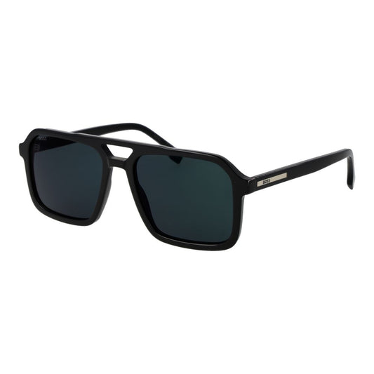 Lunettes de soleil en acétate noir Hugo Boss