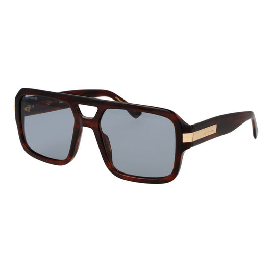 Dsquared² Brown Acetate Aviator Sunglasses