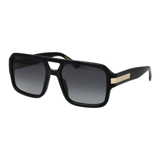 Dsquared² Black Acetate Sunglasses for Men