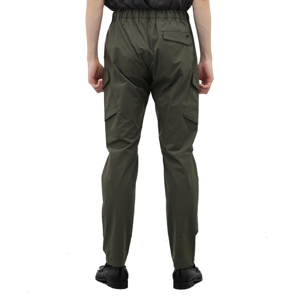 Herno Bicolor Polyester Cargo Pants for Men