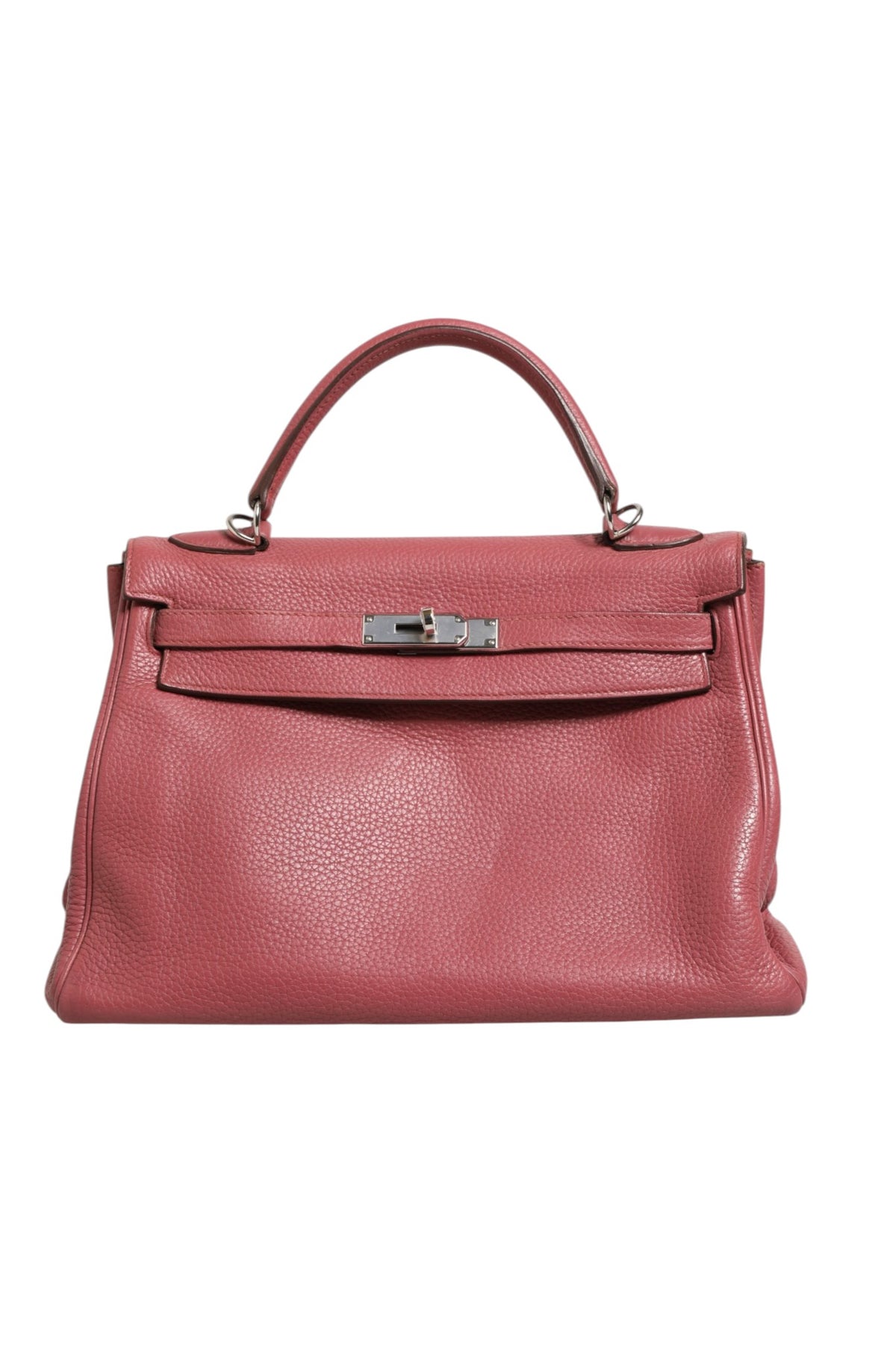 Hermès Kelly 32 Rouge H Togo Retourné Palladium