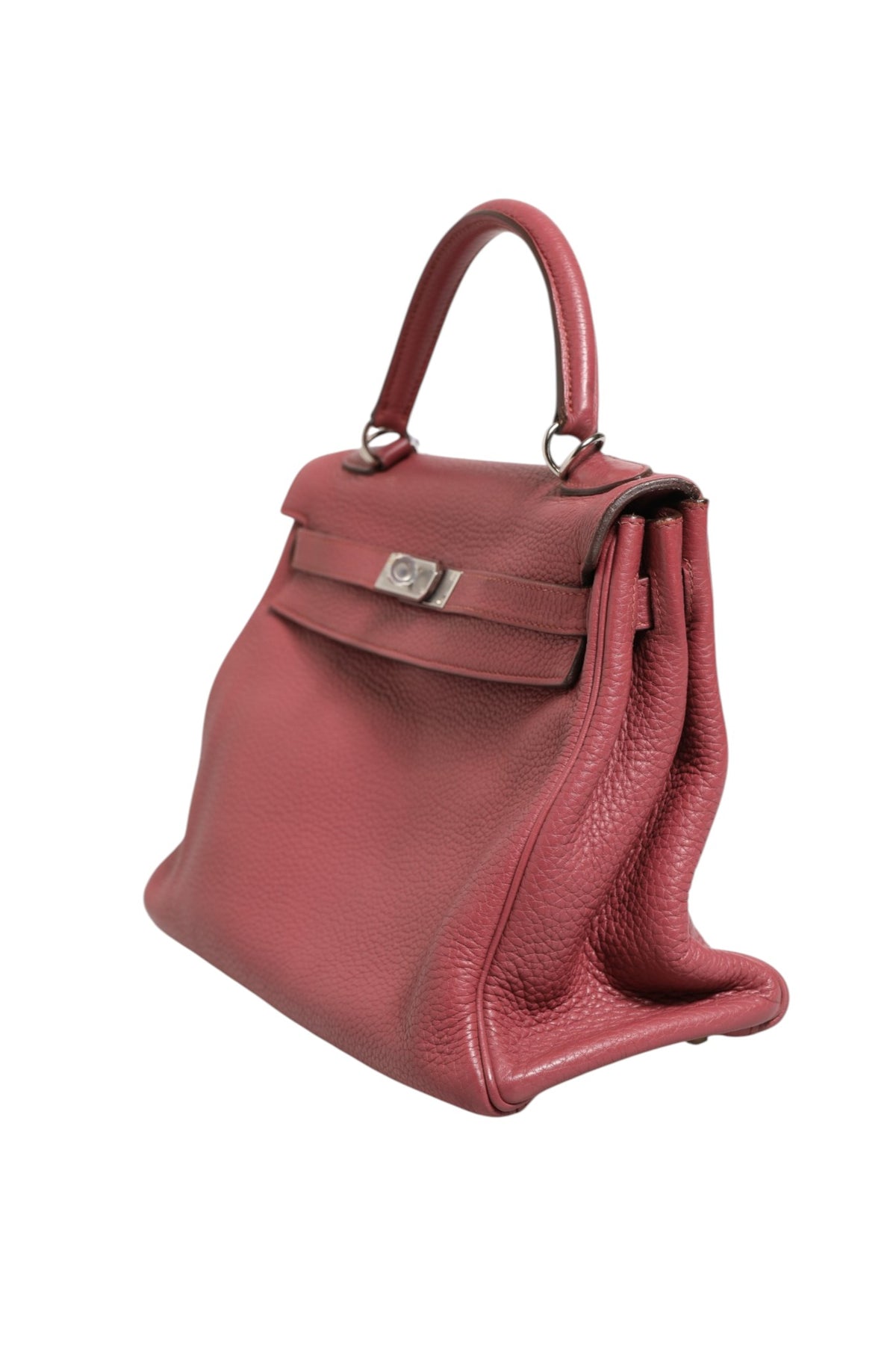 Hermès Kelly 32 Rouge H Togo Retourné Palladium
