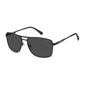 Polaroid Black Metal Sunglasses