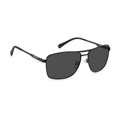 Polaroid Black Metal Sunglasses