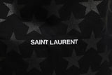 Saint Laurent Rive Droite Black Tote Bag with Star Print